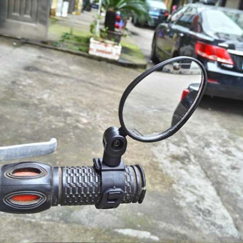 Universal Bicycle Mirror 360 Rotation Adjustable Bike Handlebar Rear View M