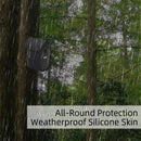 Waterproof Silicone Case Security Camera Cover for EufyCam 2C (1pc Black)