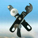 Stop Descender Self-Braking Climb Rescue Rappel Belay D3 L6N7 For 10-12mm D U8A3