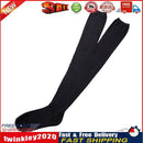 Solid Knit Women Thigh High Over The Knee Chic Sexy Stockings (Black) Newly