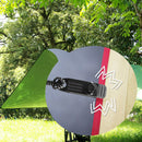 Windproof Outdoor Camping Tent Awning Fixing Clamp + Elastic Rope (12pcs) Newly