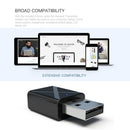 USB interface Bluetooth-compatible 5.0 receiving transmitter 2-in-1 for car
