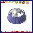 Stainless Steel Detachable Food Bowl Roman Column Puppy Water Bowl Dish Feede