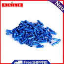 50pcs Aluminum Bike Bicycle Shift Brake Cable End Tips Caps Bicycle Accessories
