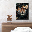 Hand Painted on Canvas DIY Cat Family Oil Paint By Numbers Drawing Kit Ornaments