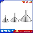 3pcs Liquid Metal Funnel Kitchen Cooking Bottles Portable Funnel Accessory