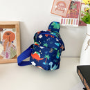 Children Cartoon Print Chest Bag Cute Crossbody Bags Casual Hats Messenger Bags