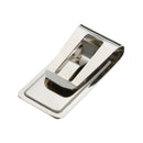 Metal Stainless Steel Money Clips Wallet Card Holder Hollow Clips (Black)
