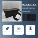 Rectangular Fitted Polyester Tablecloths High Stretch Table Cover for Party Show
