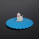 Silicone Heat-resistant Dust-proof Cup Lids Bowl Cover Food Wrap Lid (Cat)