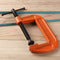 Heavy Duty G Wood Clamp Steel Woodworking Fixture for Carpentry (4 inch)