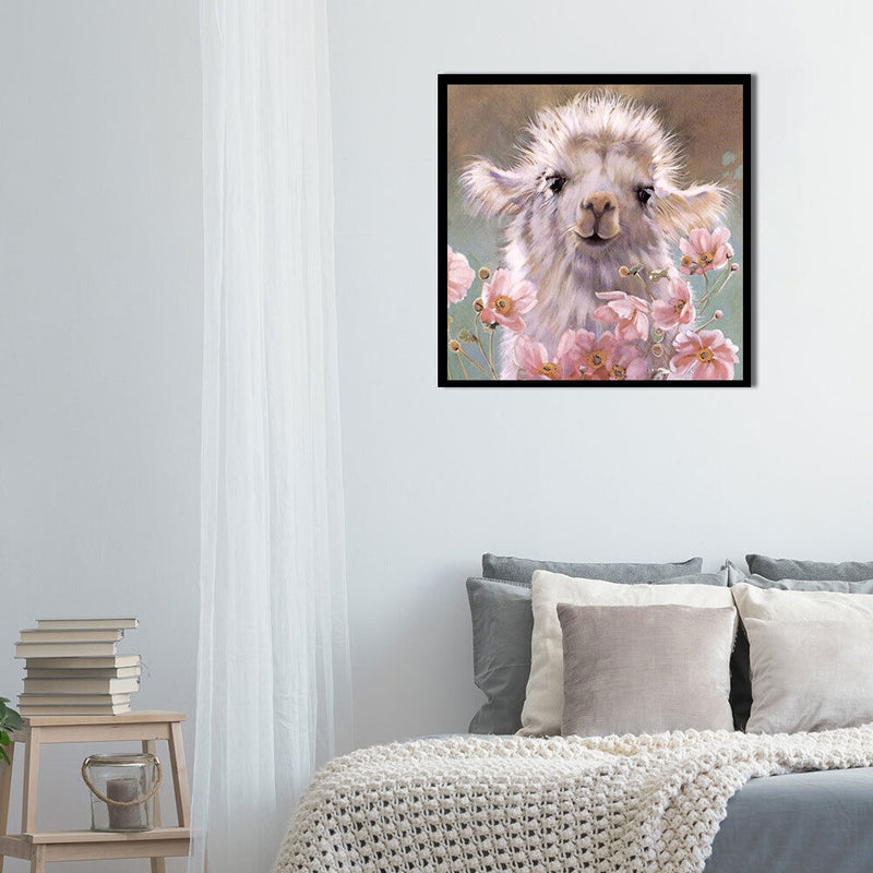 Cute Animal Oil Paint By Numbers Kit DIY Acrylic Painting Wall Art Picture Cr