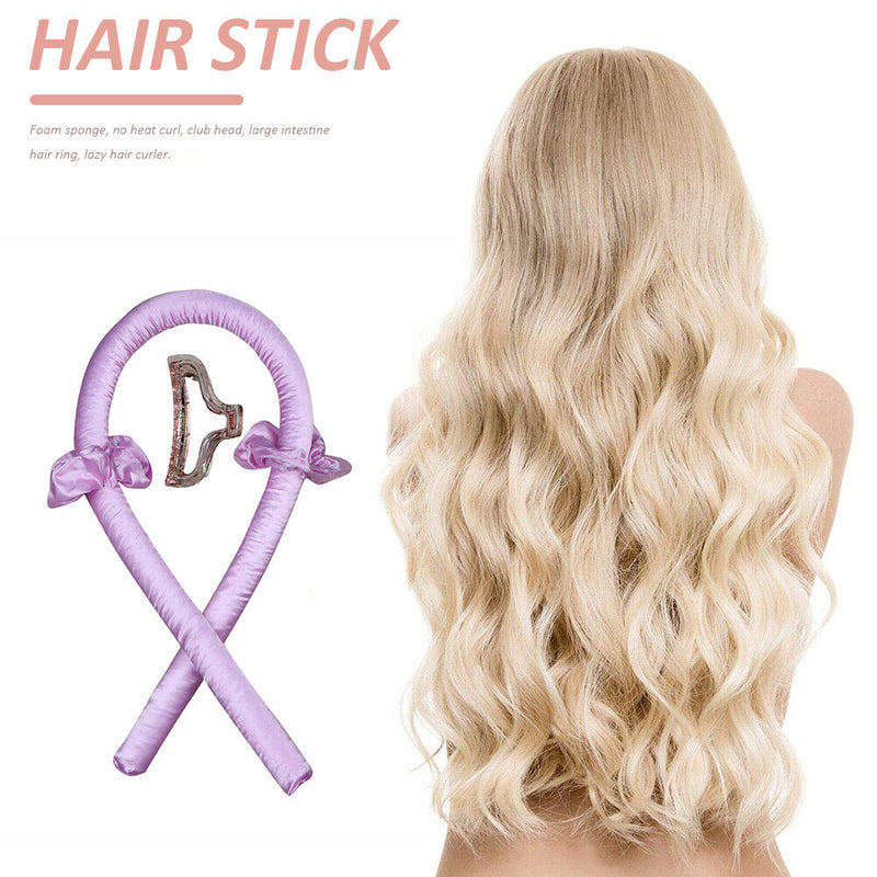 Sponge Hair Roller No Heat Hair Wave Curler Rod Sleep Hairdressing Tool (6)