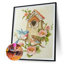 5D DIY Diamond Painting Animal Flowers Full Round Drill Home Art Picture Decor