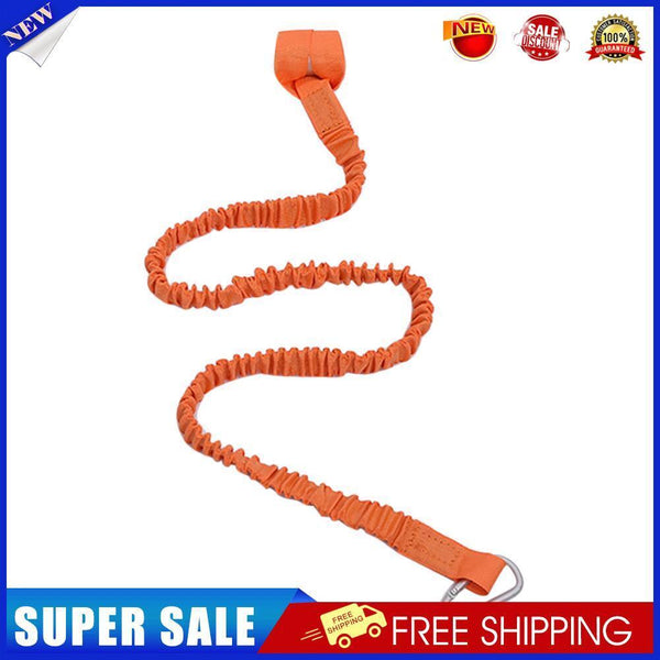 Fishing Rod Pole Coiled Lanyard Cord Tie Rope Rowing Boat Parts (Orange)