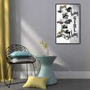 5D DIY Full Drill Round Shape Cows Rhinestone Diamond Drawing Home Decoration