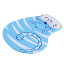Skid Resistance Memory Foam Comfort Wrist Rest Support Mouse Pad Blue Cat