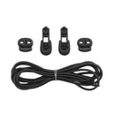Elastic Lazy No Tie Sport Easy Lock Reflective Unisex Shoelaces (Black) Newly