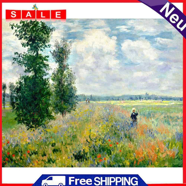 Frameless Painting By Numbers Flower DIY Hand-Painted Art Drawing On Canvas Kit