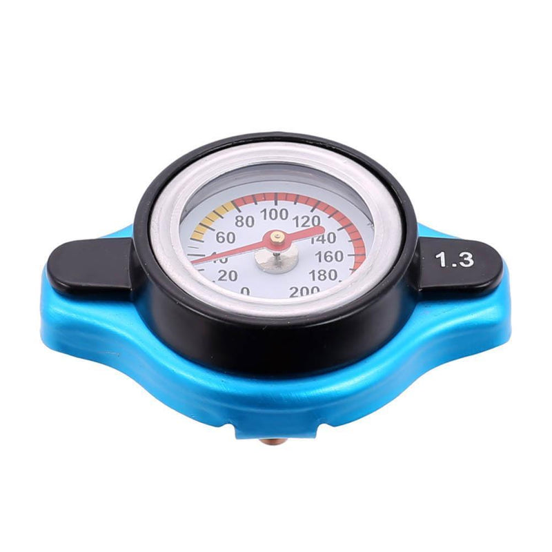 Small Head Car Radiator Cap Water Temp Meter Thermostatic Gauge (1.3Bar) Newly