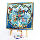 Paint By Numbers DIY Flower Hand Painted on Canvas Colouring Oil Art