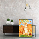 40x50cm Colorful DIY Paint By Number Kit Autumn Pumpkin Abstract Decoration Gift