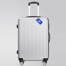 Aluminum Alloy Luggage Tag Checked Boarding Card Airplane(Blue)