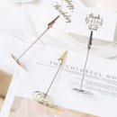 Desktop Decoration Table Numbers Holder Place Card Clamps Stand Photos Clips