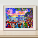 Oil Paint By Numbers Picture DIY Painting Party Abstract Drawing on Canvas