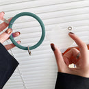 Hanging Ring Phone Silicone Chain Anti-Lost Lanyard Bracelet (Dark Green) Newly