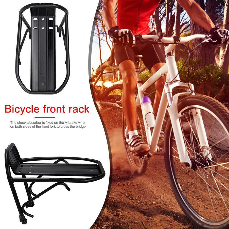 Aluminum Alloy Bicycle Front Luggage Rack Mountain Road Bike Front Panner Shelf