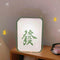 Mahjong LED Night Light Rechargeable Atmosphere Lamp Desk Bedroom Decor (O)