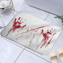 Halloween Anti-slip Bloody Mat Blood Bath Mat Horrible Floor Mat N ew?~