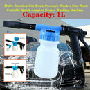 Foam Lance Cannon Spray Gun Kit Car Wash Uses Hose Bottle. Sprayer Pipe 1L D8C0