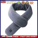 Electric Heated Scarf USB Intelligent Neck Warmer for Cycling Camping (Grey)