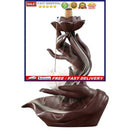 Buddha Lotus Backflow Incense Holder Lotus Flower Stick Incense Holder for Home