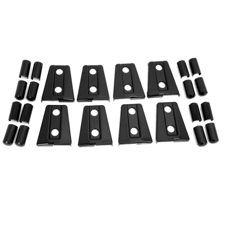 8 Page Door Hinge Screen Protector Bezel for Jeep Wrangler JK 4 Door