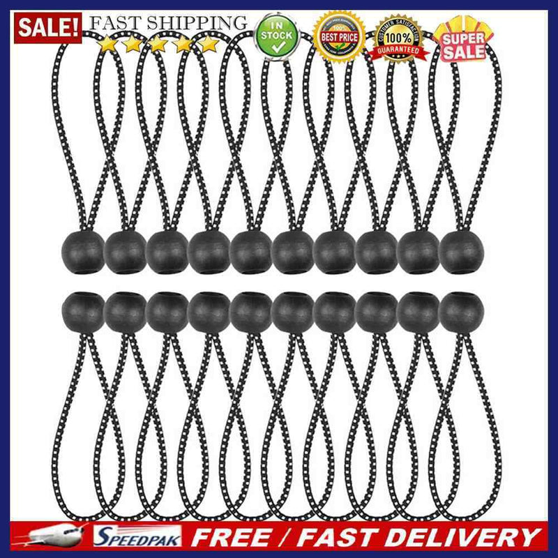Elastic Tent Bungees Ball Fixing Tie Rope Tarp Awning Canopy Bungee Cords S