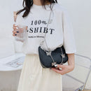Women Butterfly Chain Pure Color Shoulder Underarm Bag Fashion PU Hobos Handbags