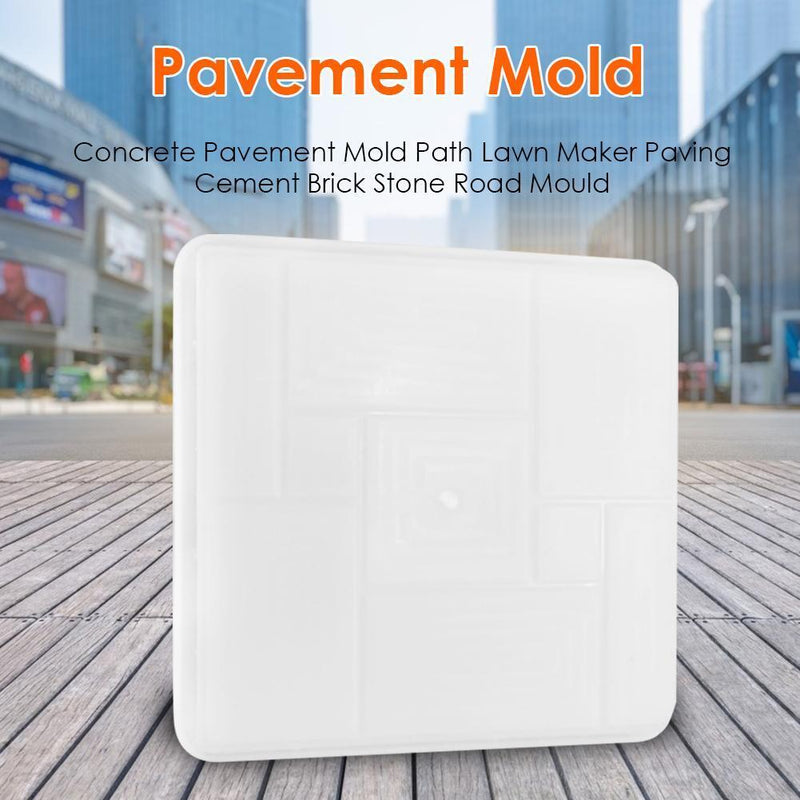 Garden Path Maker DIY Paving Cement Brick Stone Road Mold Concrete Pavement