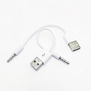 Data Sync Cable Aux Cord Extender USB Adapter 3.5mm Audio Extension Cable