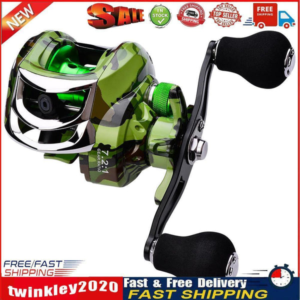 DW125 Baitcasting Reel 10kg Max Drag 18+1 BBs Fishing Reel (Left Hand) Newly