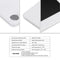 10in LCD Electronic Writing Tablet Digital Drawing Handwriting Pad (White)
