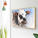 DIY  Oil Paint By Number dairy cow Drawing Art L80