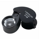 Mini Foldable Handheld Magnifying Jewelry Magnifier LED Loupe Jewelers Eyeglass