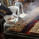 Portable Electric Barbecue BBQ Fan Handheld Air Blower Tool Camping 2Q6W Z3F3