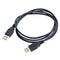 Practical USB 2.0 Male To Male Double Male Data Transfer Charger C7P5 Cord Q5V2