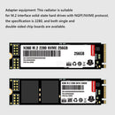 MK-200 Aluminum Alloy M.2 Solid State Hard Disk Heatsink for NGFF NVMe 2280 SSD