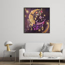 Special Shaped Diamond Painting Set DIY 5D Part Drill Bright Crescent Moon Kit