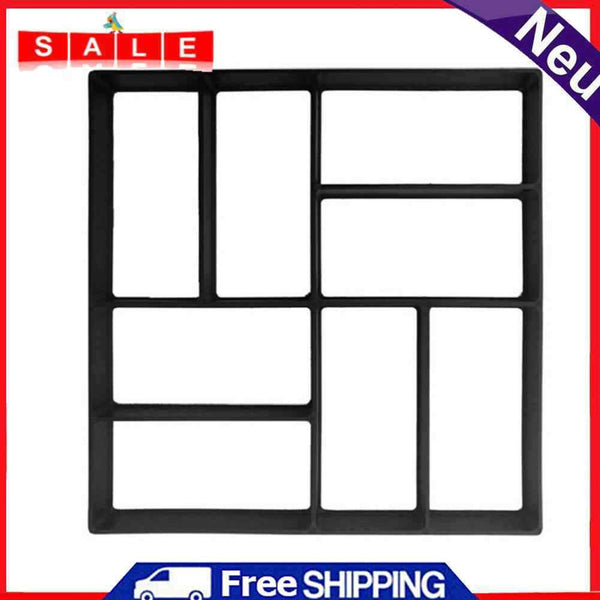 Garden Floor Walk Pavement Mold DIY Manually Paving Cement Stone Road Path Maker